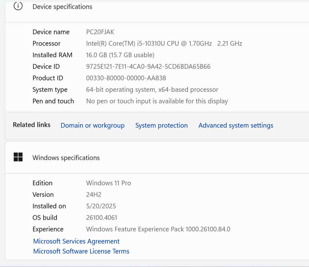 Lenovo ThinkPad T14s | Intel i5 10th Gen | 16GB RAM | 256GB SSD | Windows 11 Pro