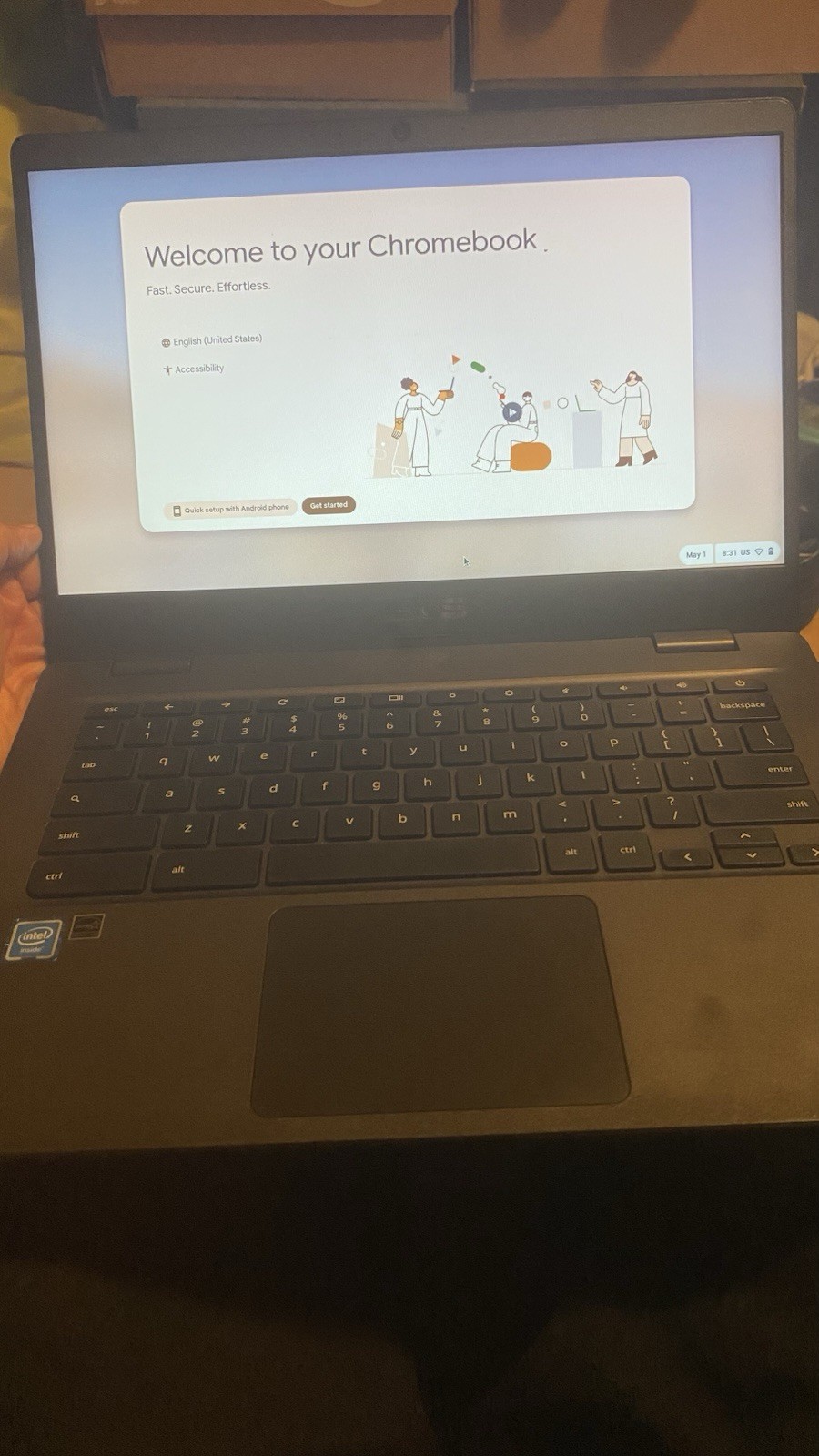 ASUS Chromebook CM14 Laptop 14-inch FHD, MediaTek Kompanio 520, 4GB RAM, 64GB