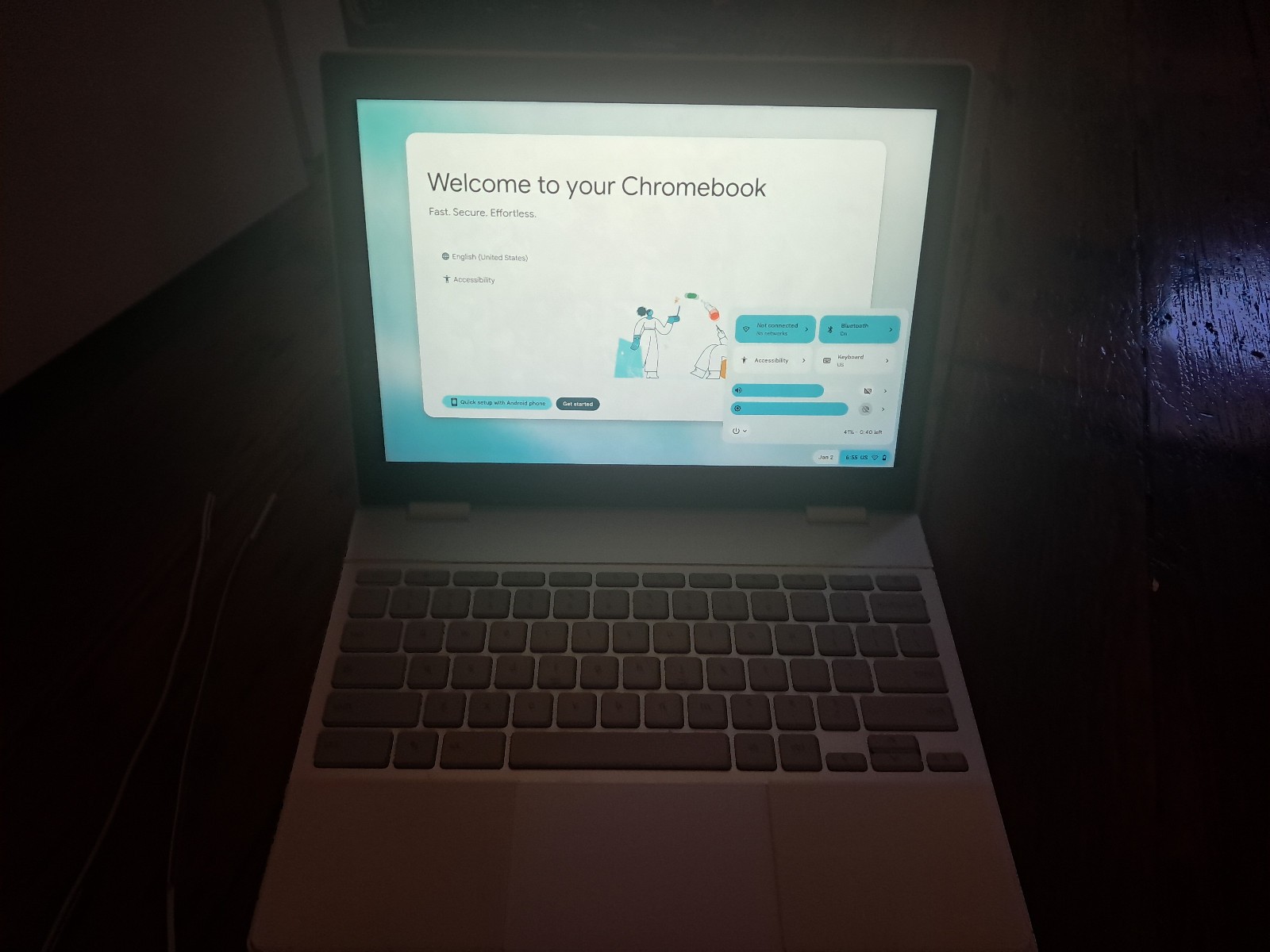 Lot of 2 Google Pixelbook For Parts/Repair! One powers on, one doesn’t. One box.