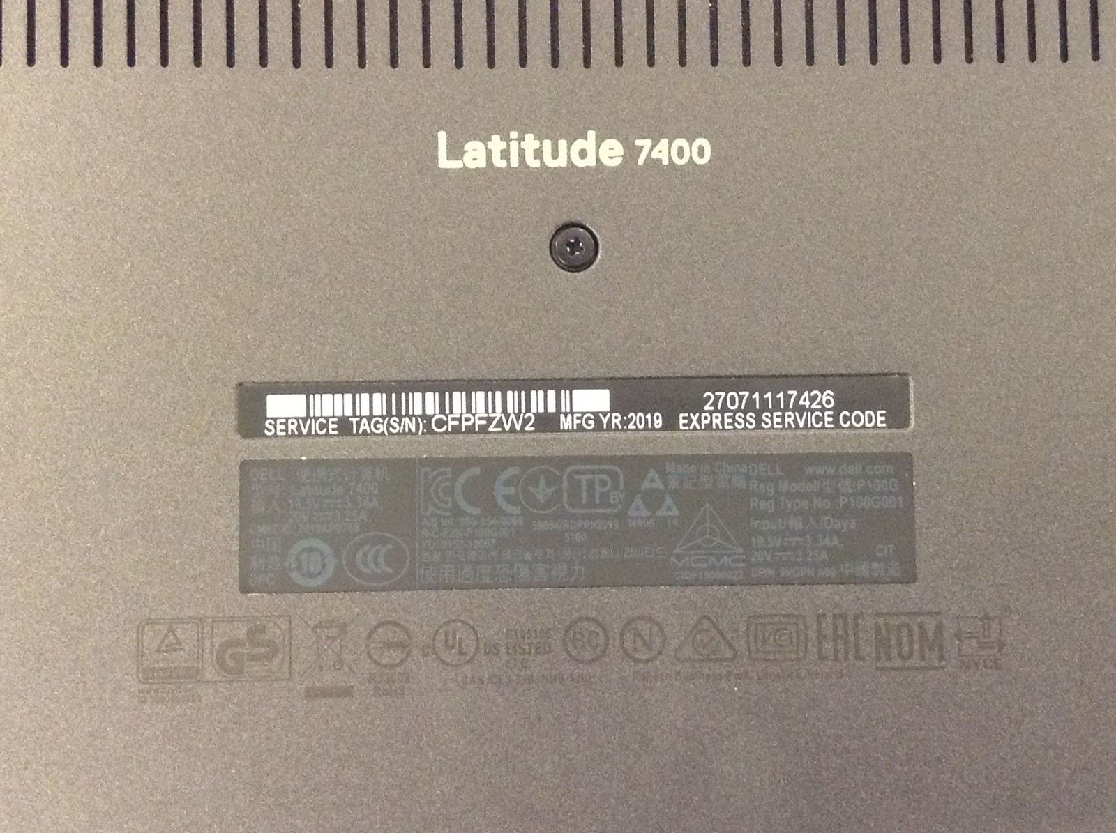 Dell Latitude 7400 14″ FHD Laptop i5-8365U 1.60GHz WiFi AC Adapter, No HD, Ram