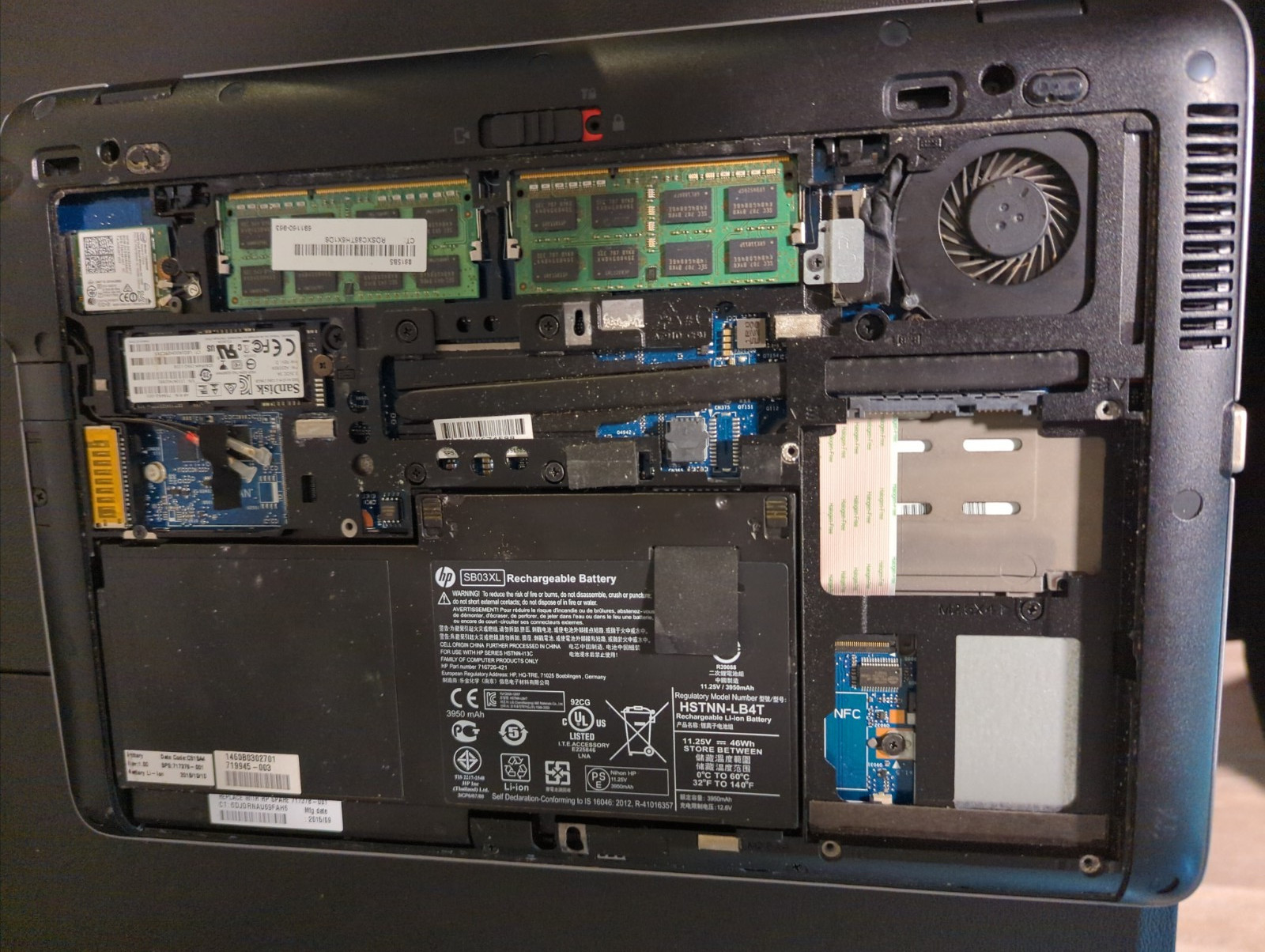 HP Elitebook 820 G2 Touchscreen i7-5600 2.6GHz 16GB RAM 256GB SATA SSD