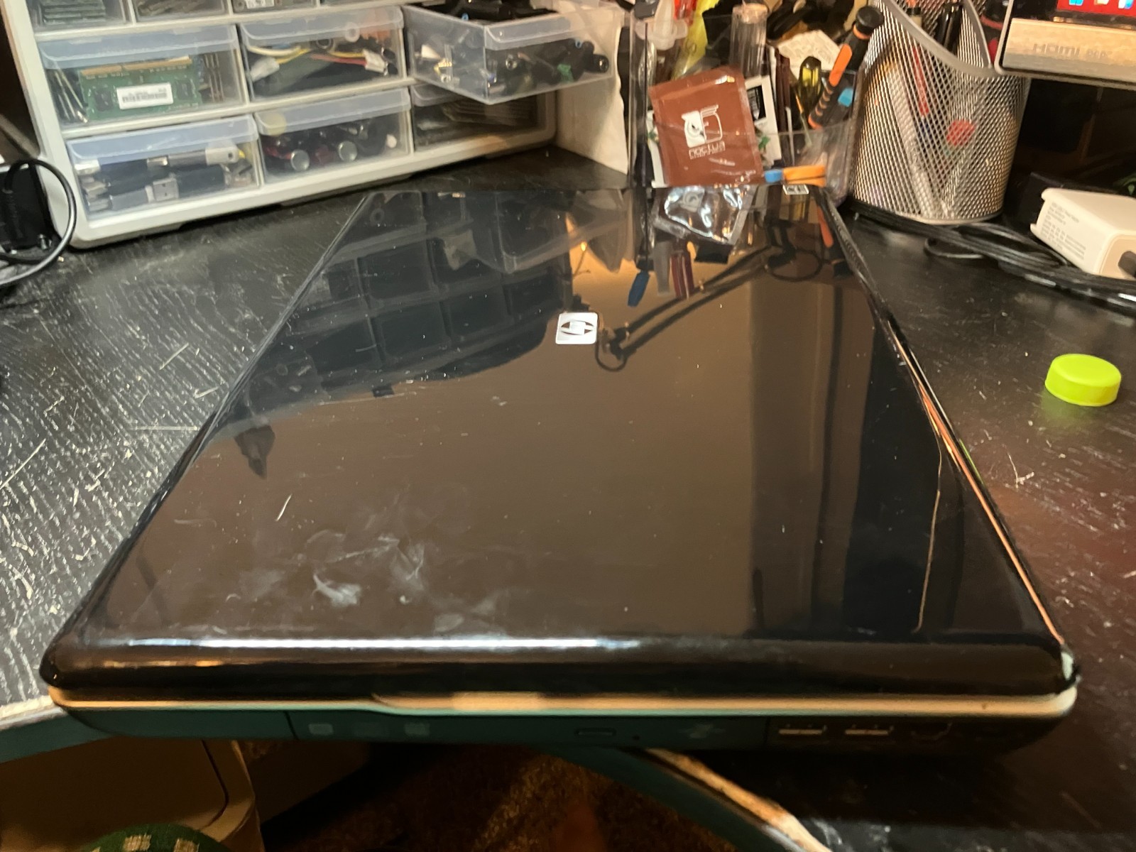 HP G70 Vintage Laptop Core 2 Duo 2.1GHz 4GB RAM 120GB SSD Win 7 Wifi Webcam