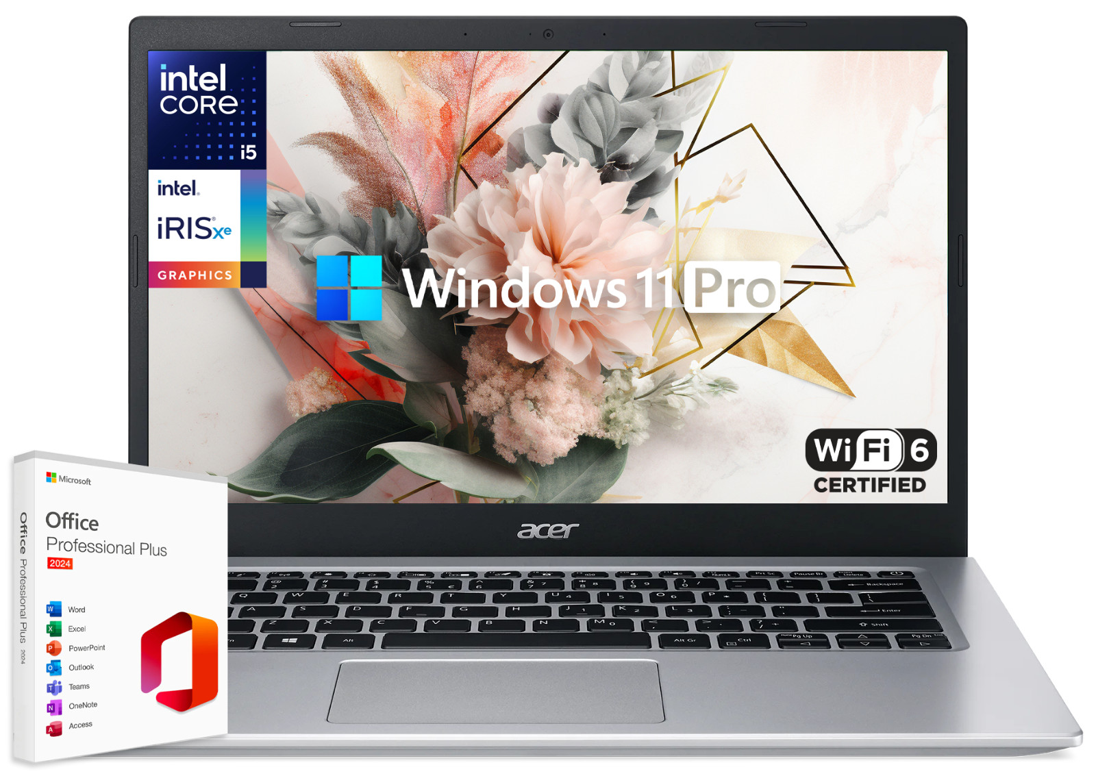 Acer Aspire 5 Laptop Computer 14″ FHD Intel i5 Up to 36GB RAM 2TB SSD Win 11 Pro