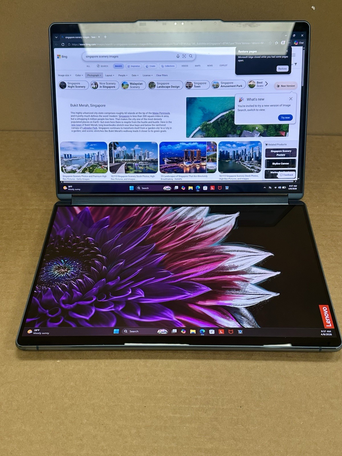 Lenovo Yoga Book 9i 13IMU9 Ultra7 155U 1.7GHz 16GB 1TB 13.3″2.8KOLED 83FF0000US