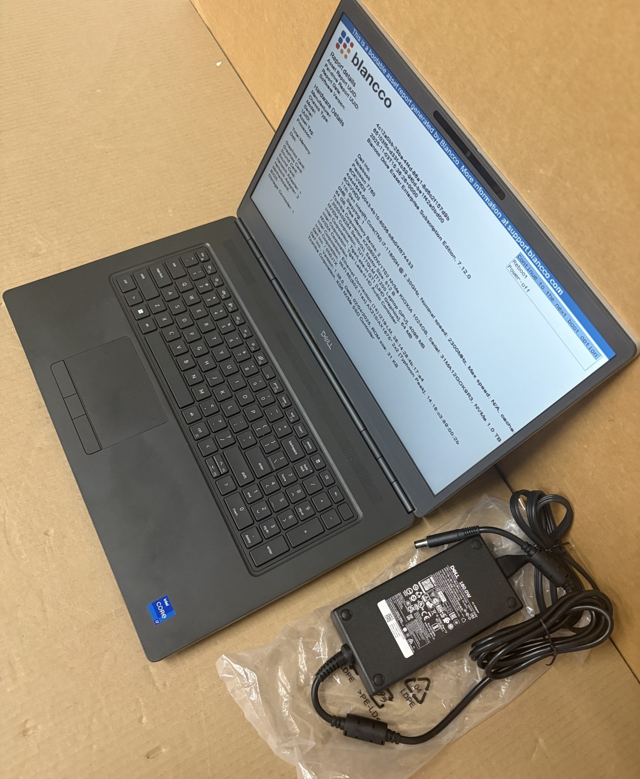 Dell Precision 7760 i7-11800H | 64GB RAM | 1TB SSD | T1200 GPU | ADAPT INC. 2 H