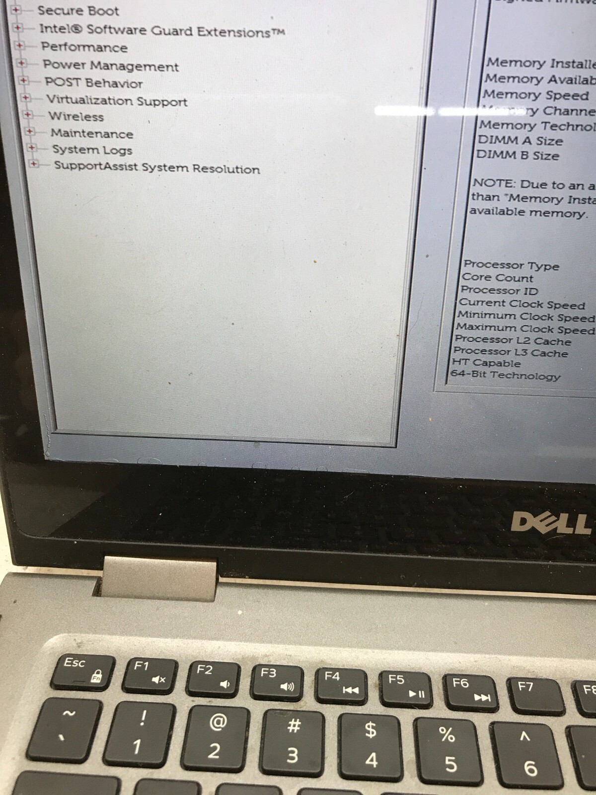 Dell Inspiron 13-5368 13″ Intel i5-6200U 4GB RAM NO HDD/OS Cracked For Parts -DW