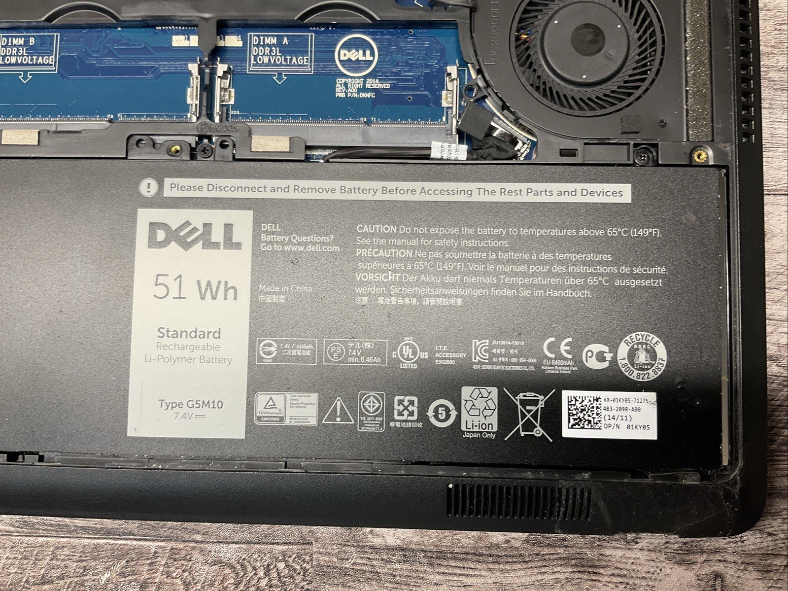 Dell Latitude E5450 / Laptop Notebook PC / P10