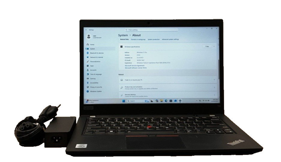 Lenovo ThinkPad T14 Gen 1 i5-10210U 16GB RAM 500GB SSD 14″ Touchscreen – Used