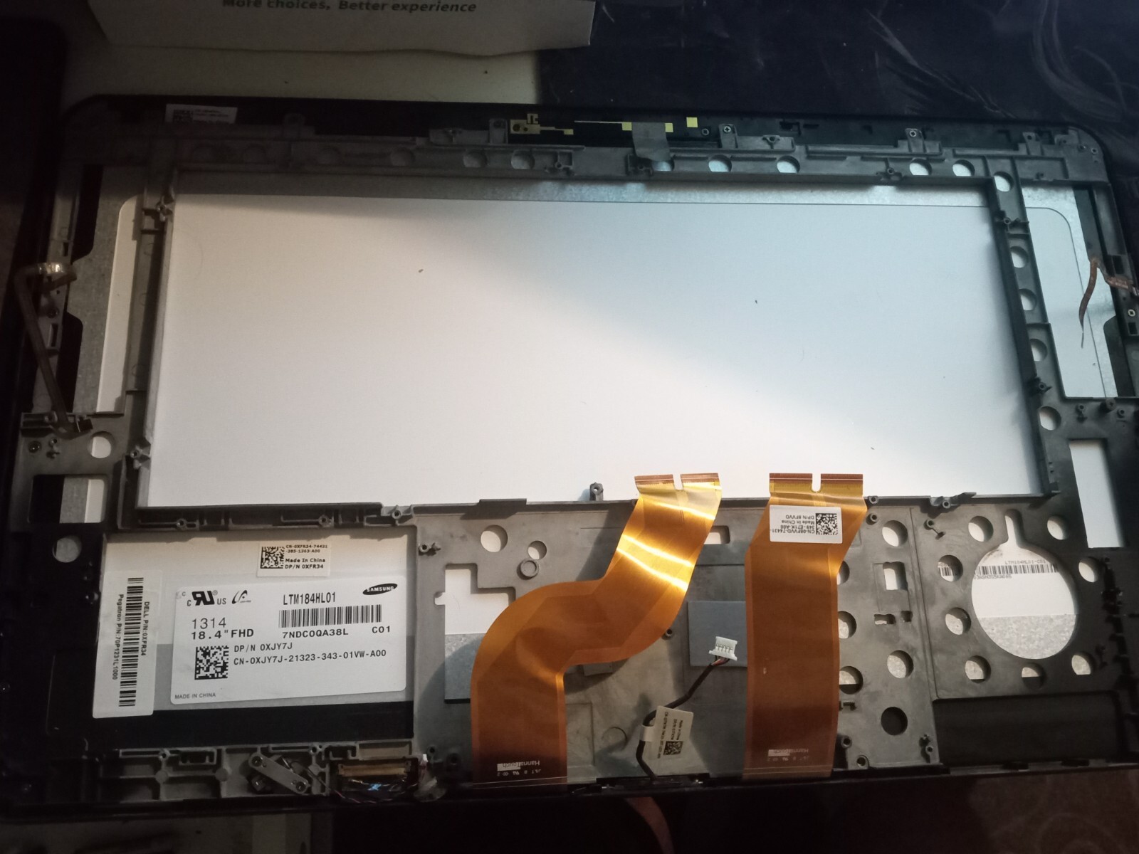 touchscreen for Dell XPS 18, touch display, replacement screen