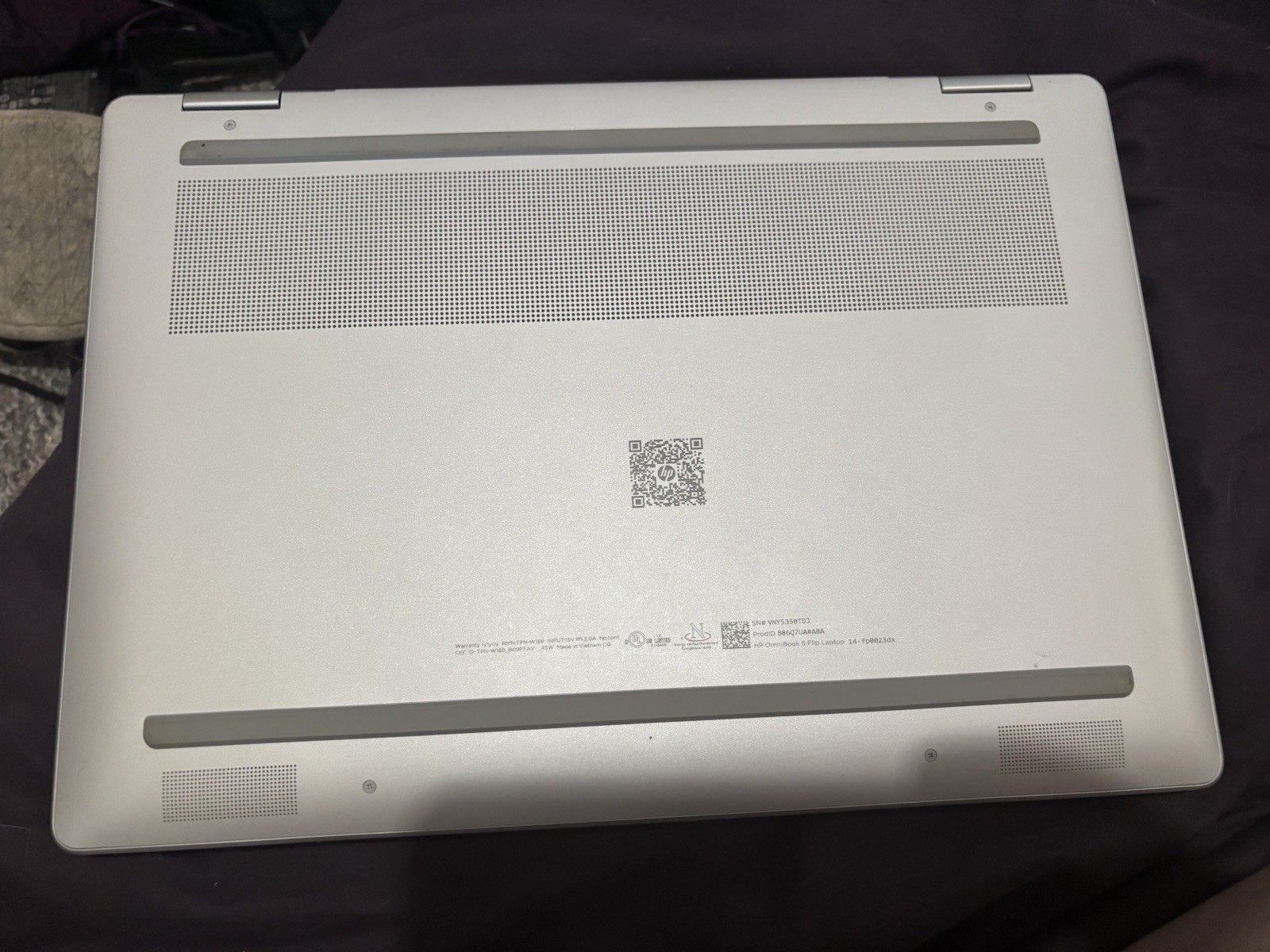 HP OmniBook 5 Flip 14-fp0023dx 14″ Touch i5 8GB 512GB SSD Win11 Silver