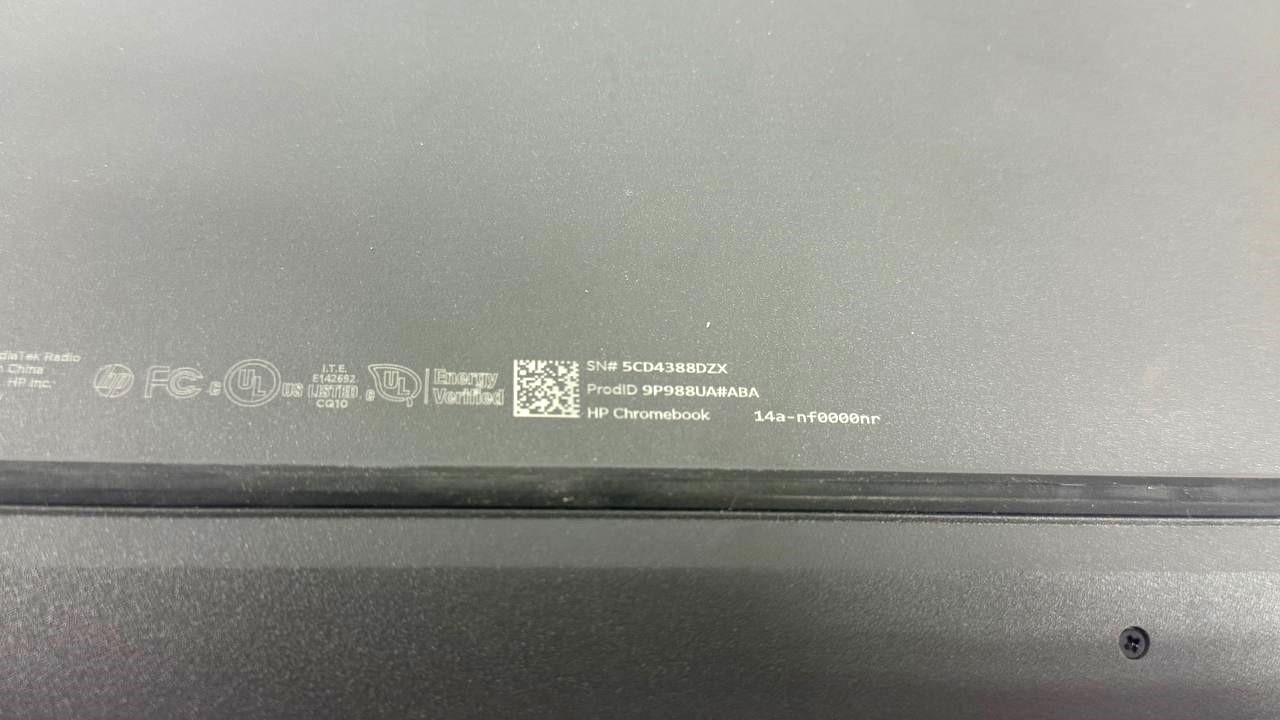 HP Chromebook 14″ HD Display Intel N100 64GB Intel UHD Graphics ChromeOS (AS IS)