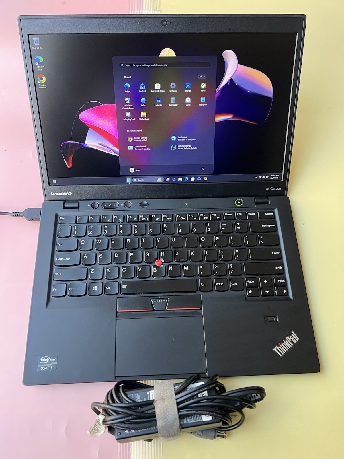 LenovoThinkPad X1 Carbon Core i5-3317U 128GB SSD 4GB RAM BACKLIT WEBCAM 1600X900