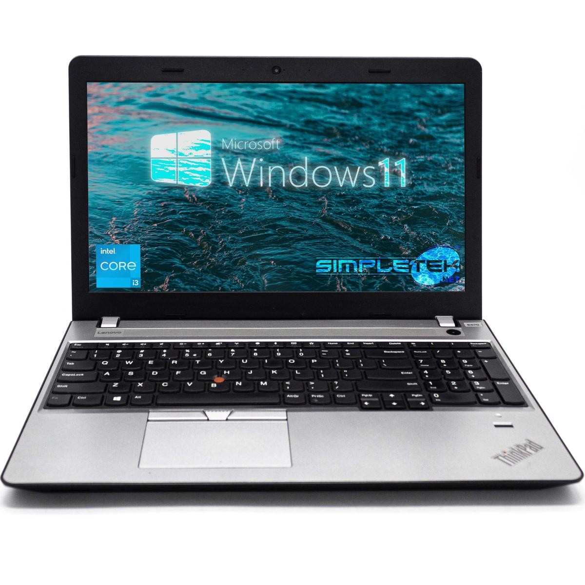 Lenovo E570 15.6″ FHD I3 7100U Win 11 8gb 240gb Laptop PC Corporate NVME_