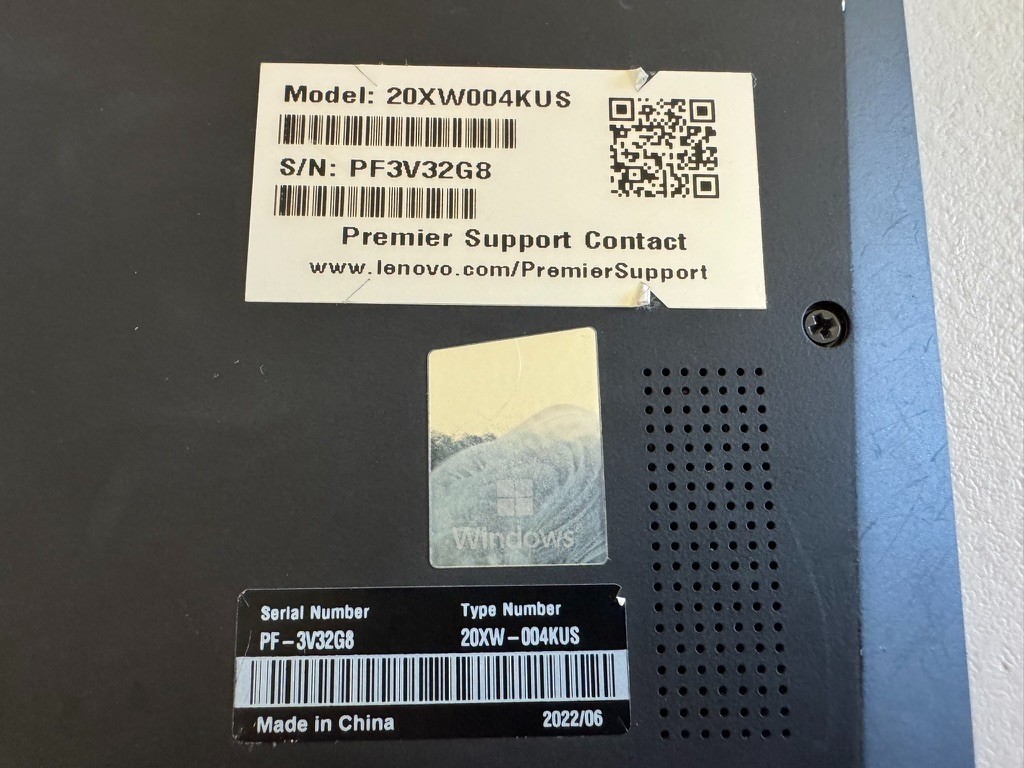 Lenovo ThinkPad X1 Carbon Gen 9 Laptop Intel Core i5-1135G7 16GB RAM – No SSD