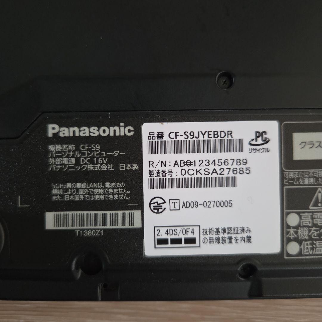 Panasonic CF-S9 Notebook Laptop Black Used Japan Genuine