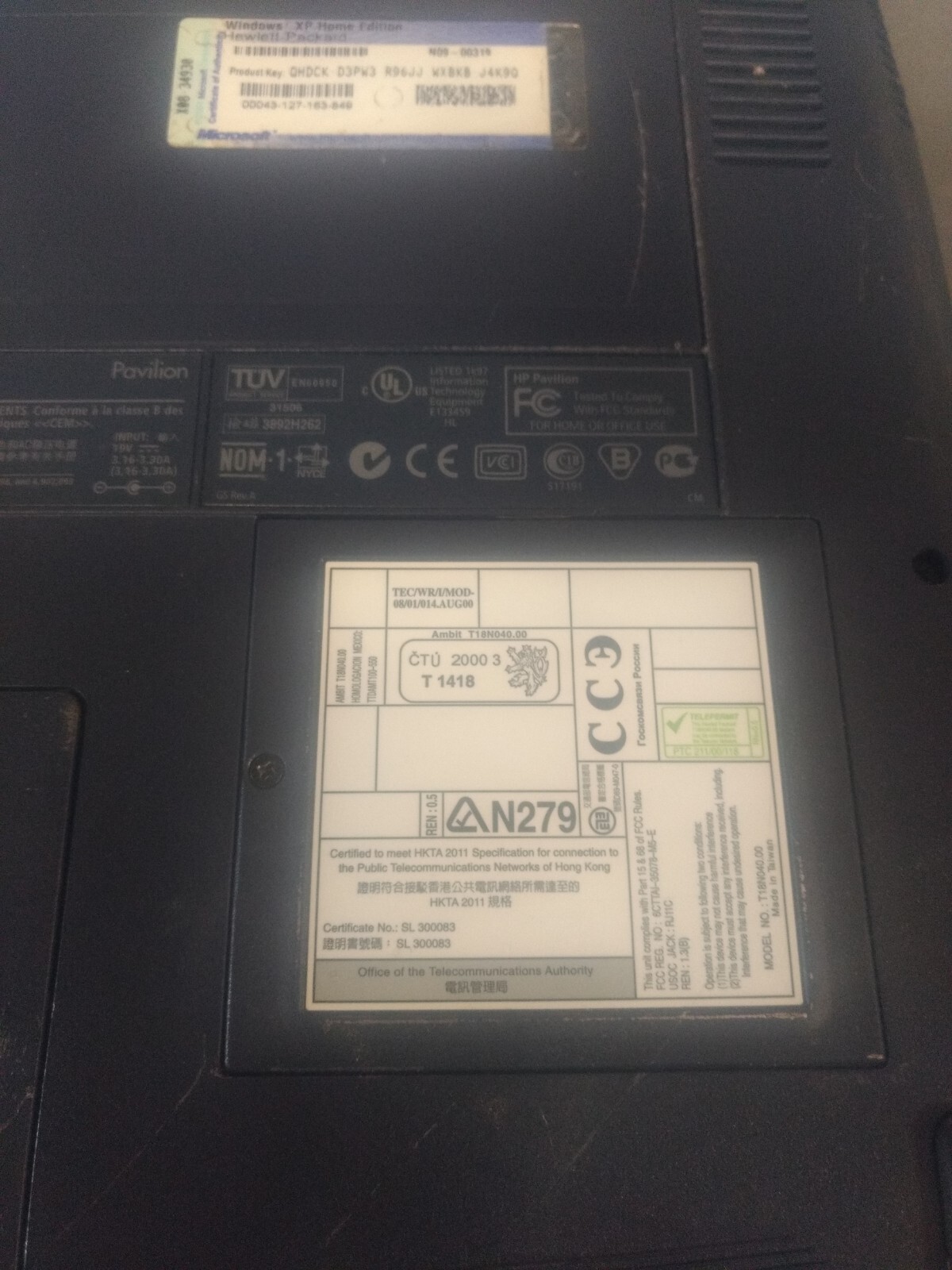 HP Pavilion, For Parts, See Item Description – B
