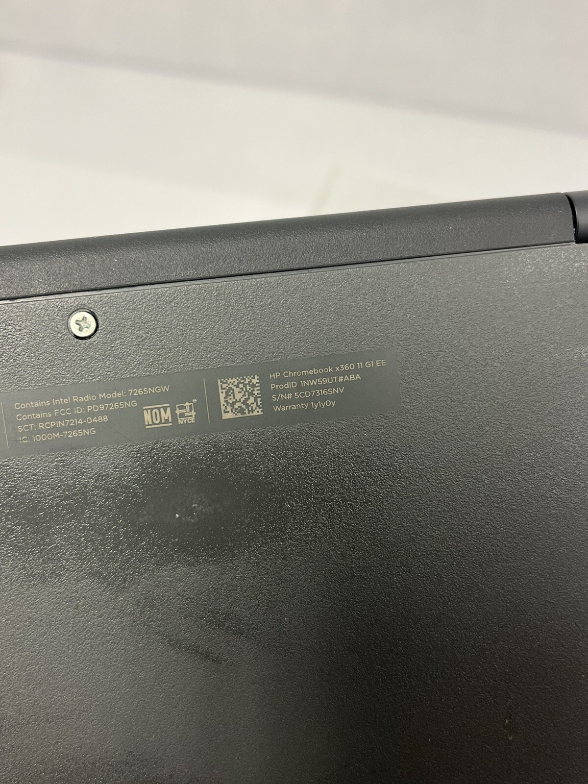 HP Chromebook x360 11 G1 EE Intel N3550 1.10GHz 4GB RAM 32GB eMMC