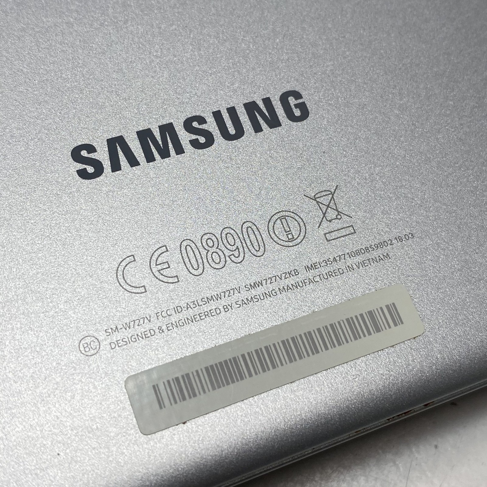 Samsung Galaxy Book SM-W727V 12″ Intel Core i5 7th Gen Windows 10 Verizon Tested