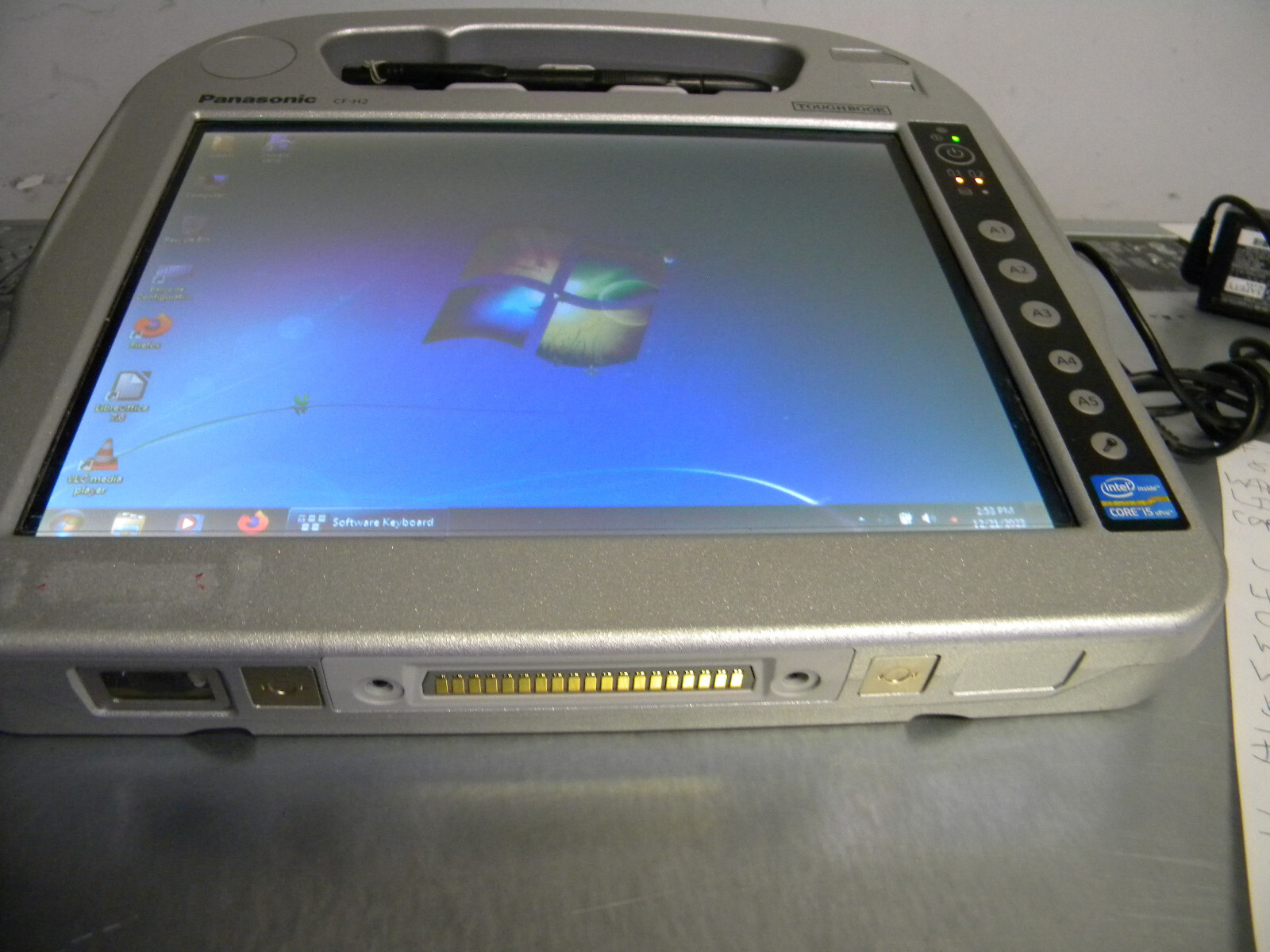Panasonic Notebook CFH2 i5-1.9GHz 4GB New 480GB SSD Touchscreen Low Hrs. GPS Cam