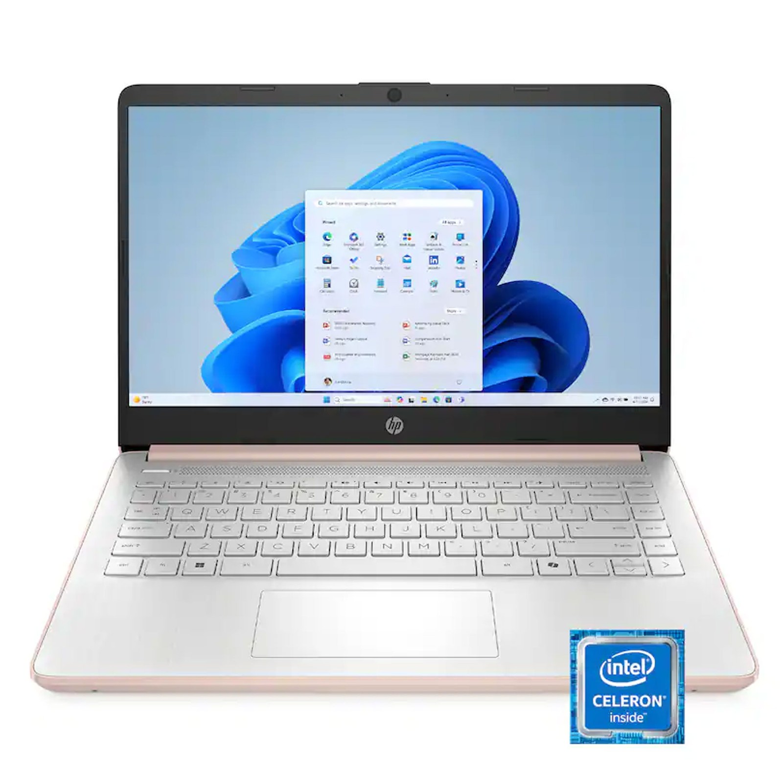 HP – 14″ Laptop – Intel Celeron N4500 2021 – 4GB Memory – 64GB eMMC – Rose Gold