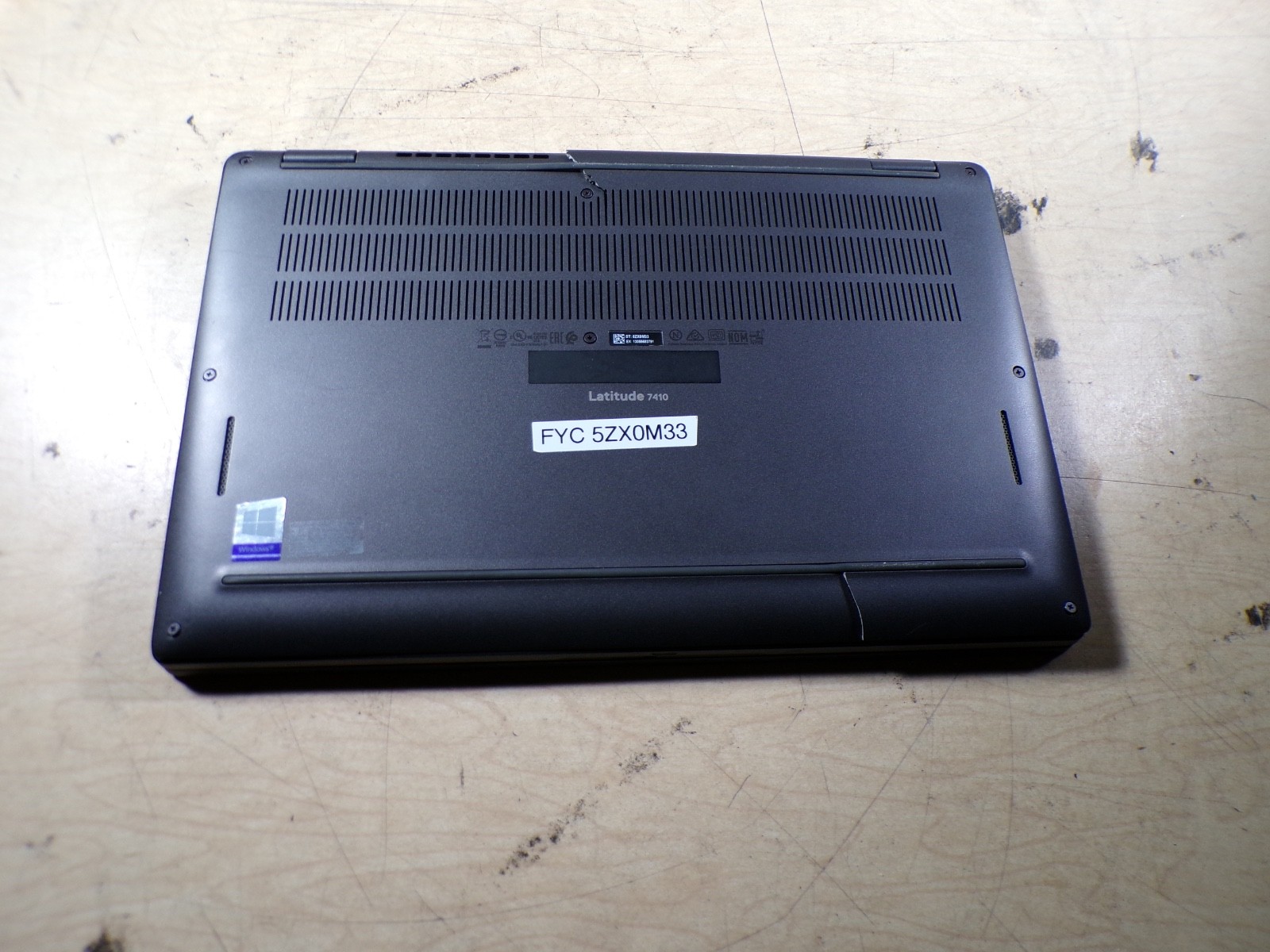 DELL LATITUDE 7410 INTEL CORE I5-10310U 1.70GHZ 16GB RAM **NO HD/ NO CADDIE