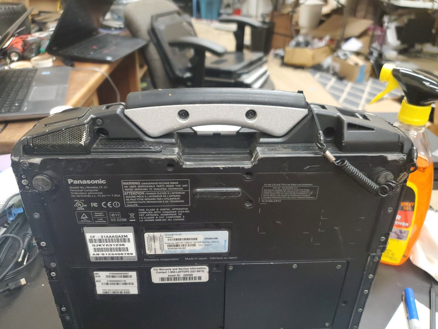 Panasonic Toughbook CF-31 MK-1 i5 520M @ 2.40GHz 8GB 14040HRS No Hdd/caddy