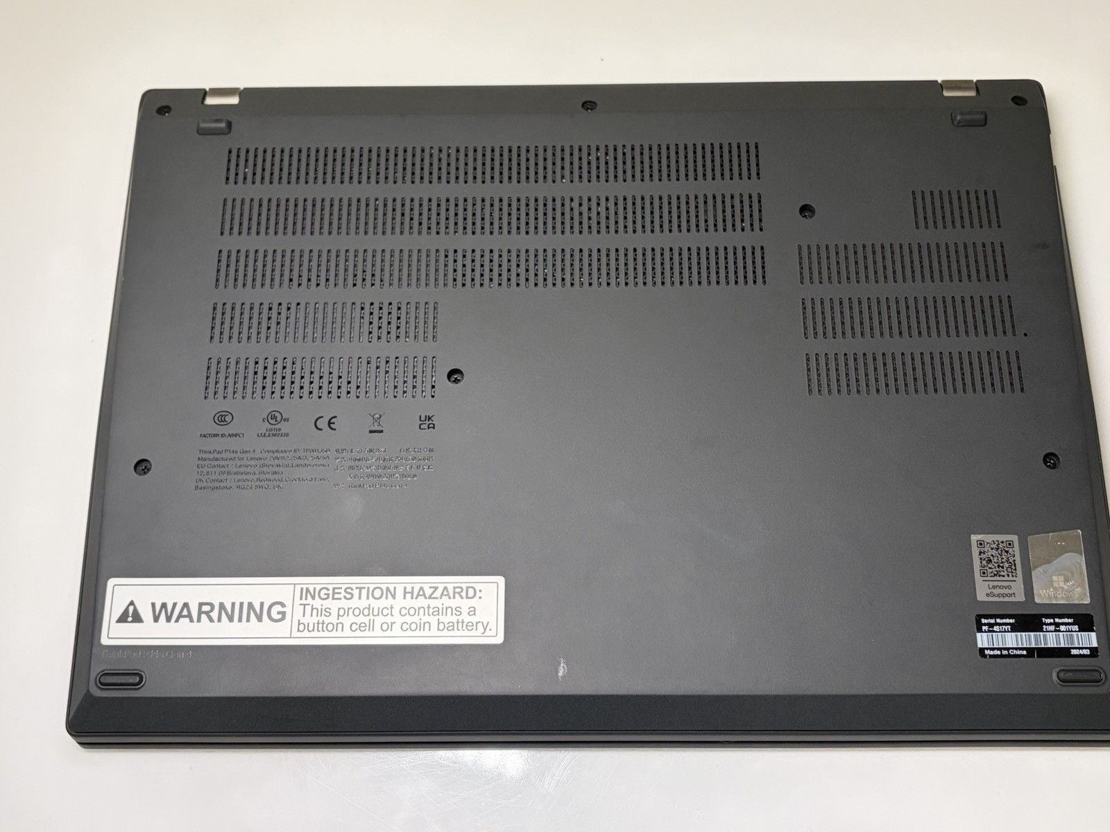 Lenovo ThinkPad P14s Gen 4 i7-1360p 32GB 1TB NVMe NVIDIA RTX A500 WIN 11, OLED