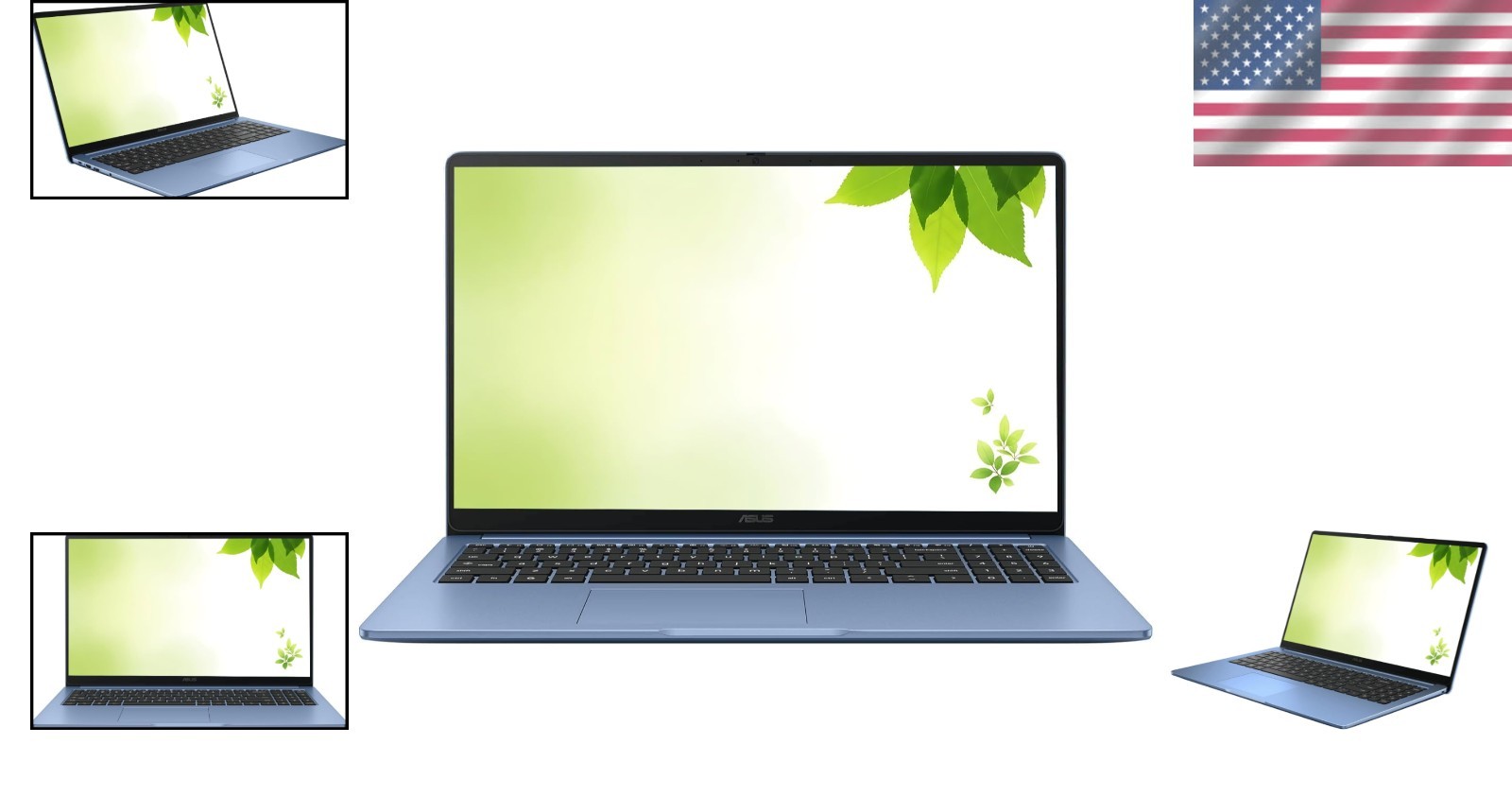 Pastel Blue 2026 15″ FHD IPS Chromebook – Intel 2.80GHz, 4GB RAM, HDMI Video Out