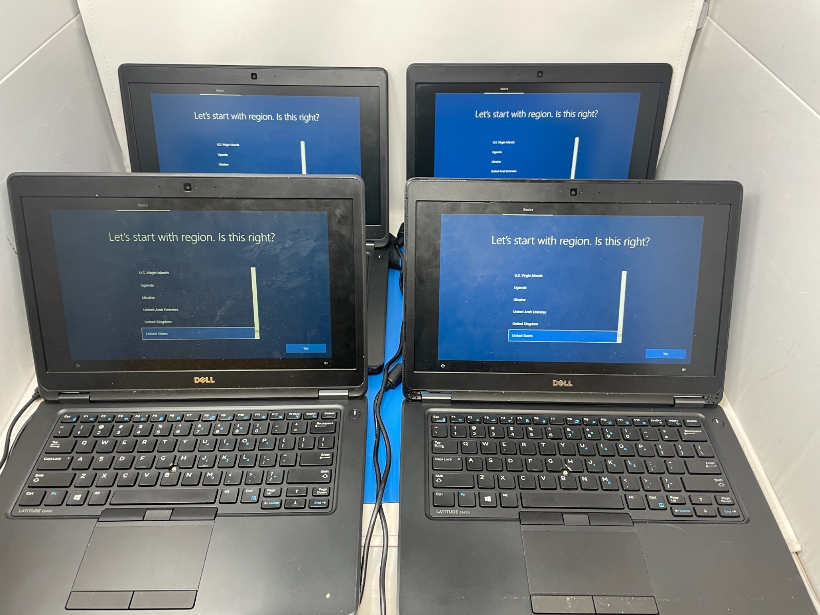 Lot: 4 Dell Latitude E5450 14″ Core i5 5th Gen 8GB RAM 500GB HDD FOR REPAIR