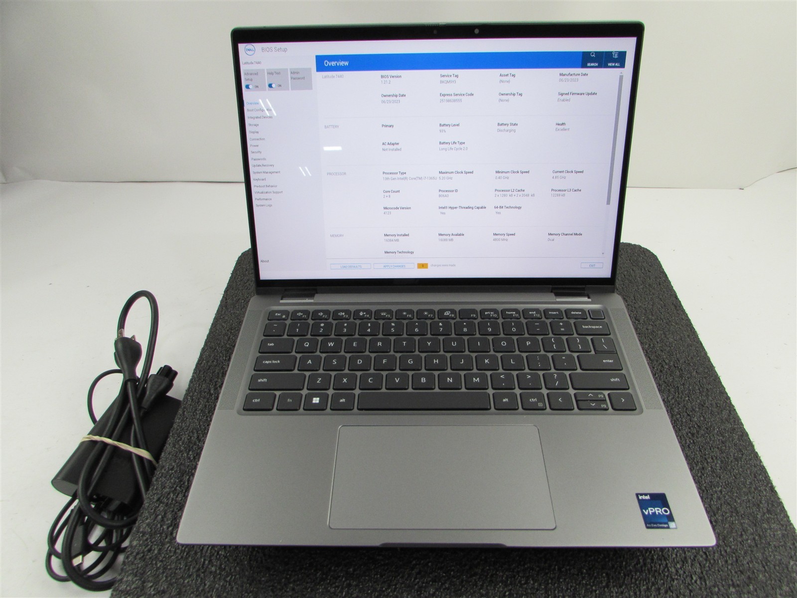 DELL LATITUDE 7440 (Convertible/2 in 1) COREI5-1345U 512GB SSD 16GB RAM NO O.S
