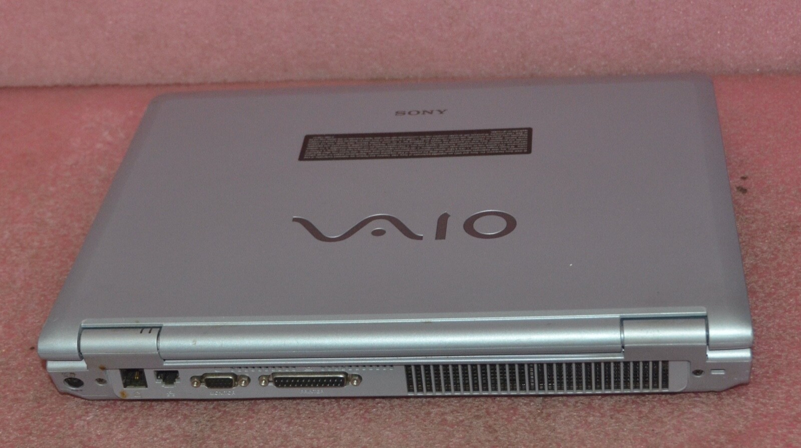 Vintage Sony PCG-K45 Vaio Laptop_Pentium 4 CPU @ 3.20 GHz_448MB RAM_80GB HDD.