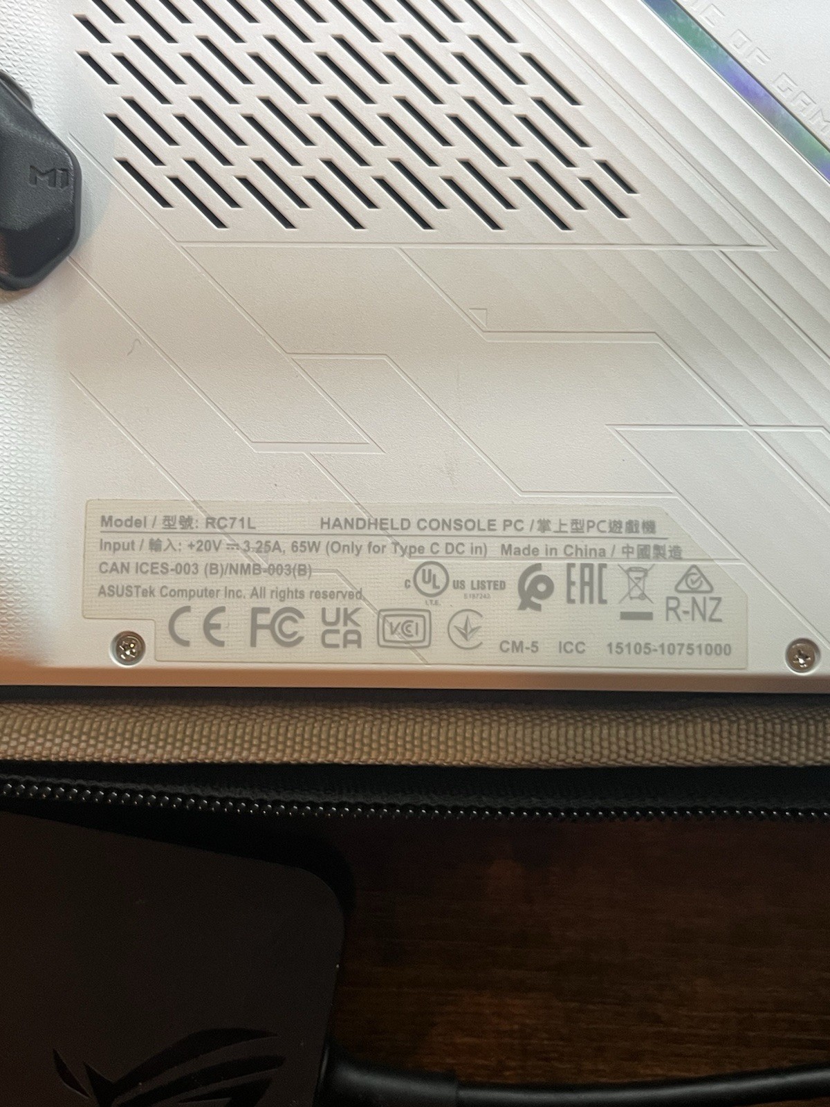 ASUS ROG Ally RC71L (512GB SSD AMD Ryzen Z1 Extreme 16GB RAM) – TESTED