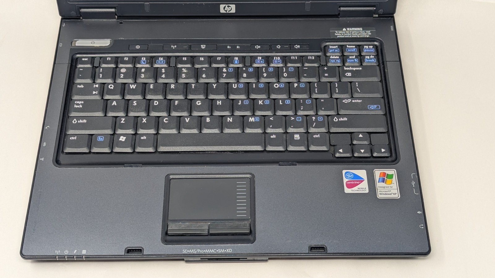 HP Compaq NC6120 Laptop RS232 Parallel XP Celeron Office 2GB Charger See Details