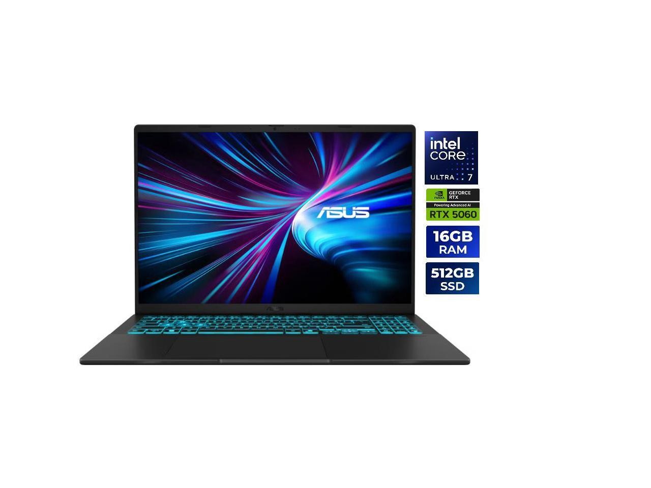 ASUS – Vivobook V16 RTX 16″ Laptop Intel Core 7 240H GeForce RTX 5060 16GB DDR5
