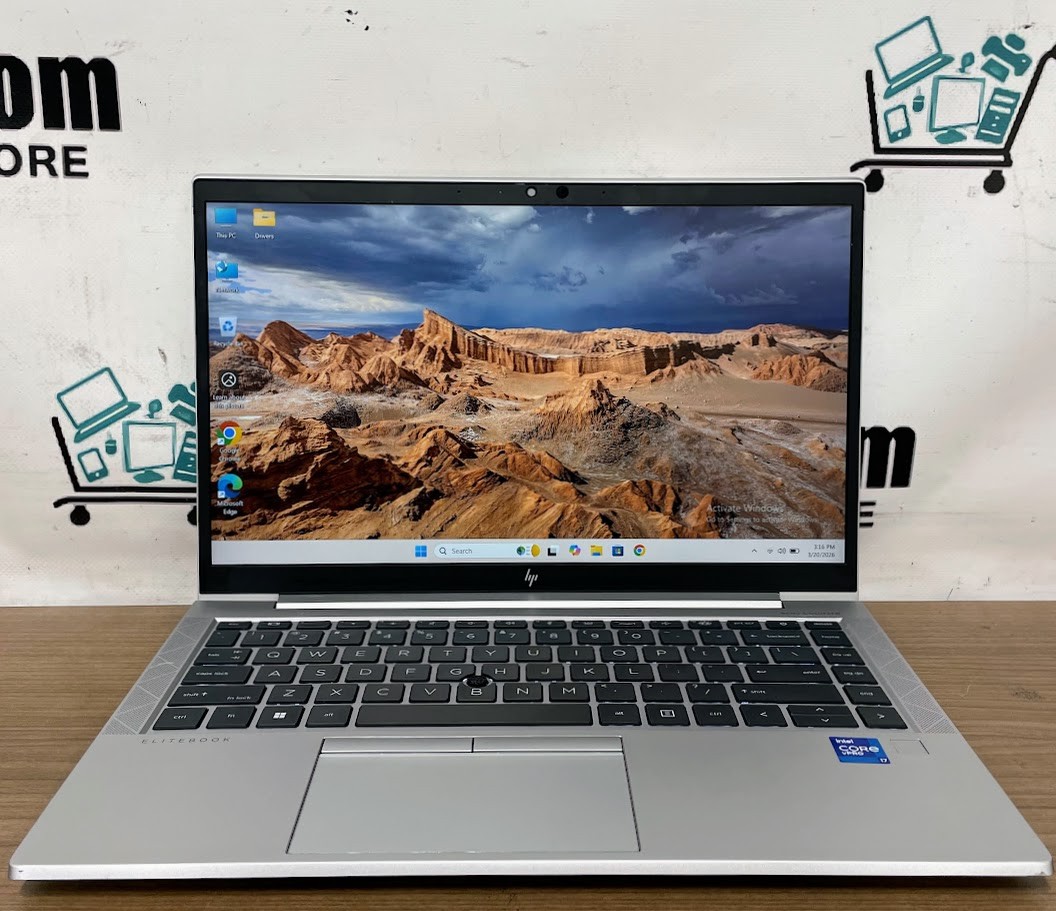 HP EliteBook 840 G8 14” Iris Xe 1080p W11Pro i7-11 3.0GHz 16gb RAM 512gb SSD