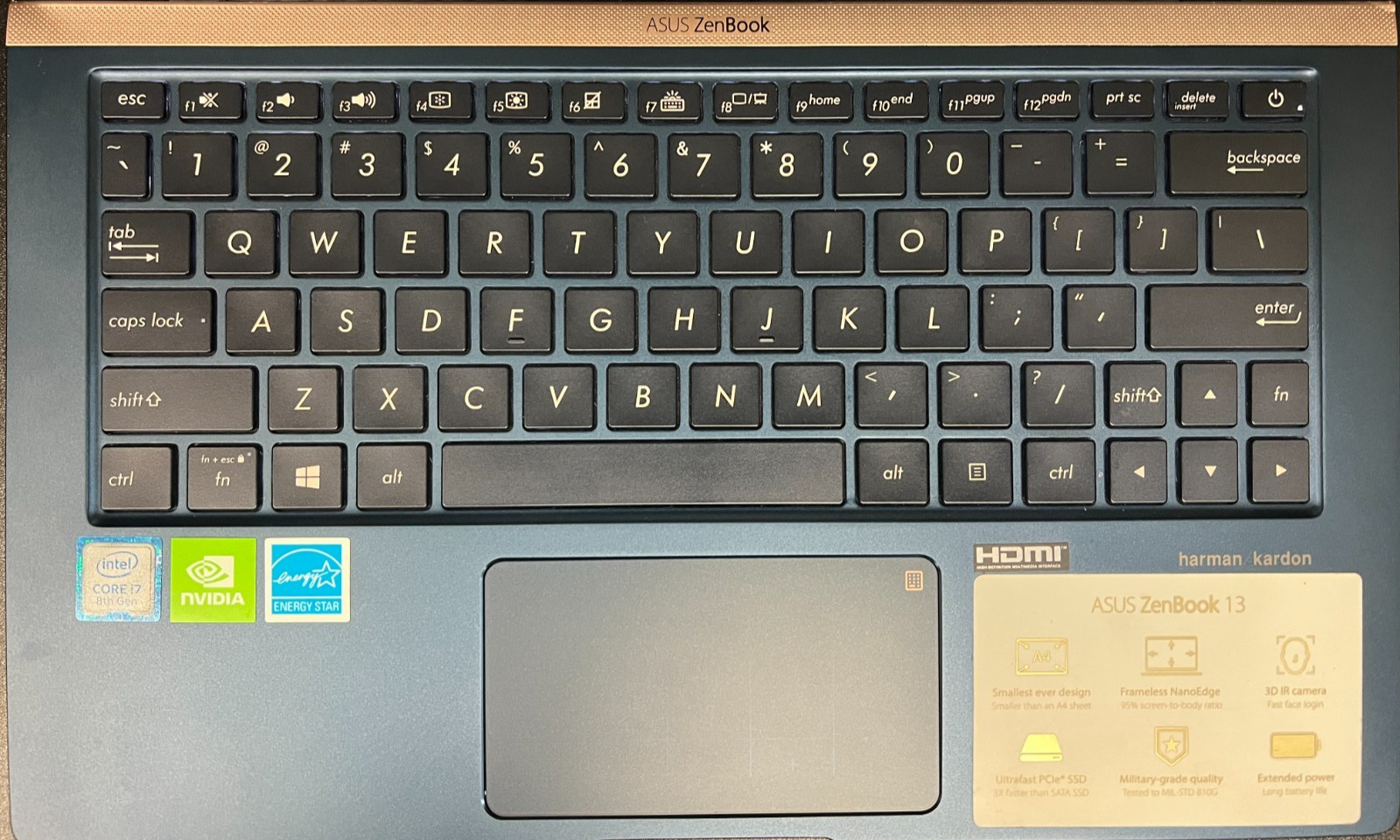ASUS UX333F Zenbook Laptop Intel Core i7-8565U 16GB RAM 512 GB SSD Royal Blue