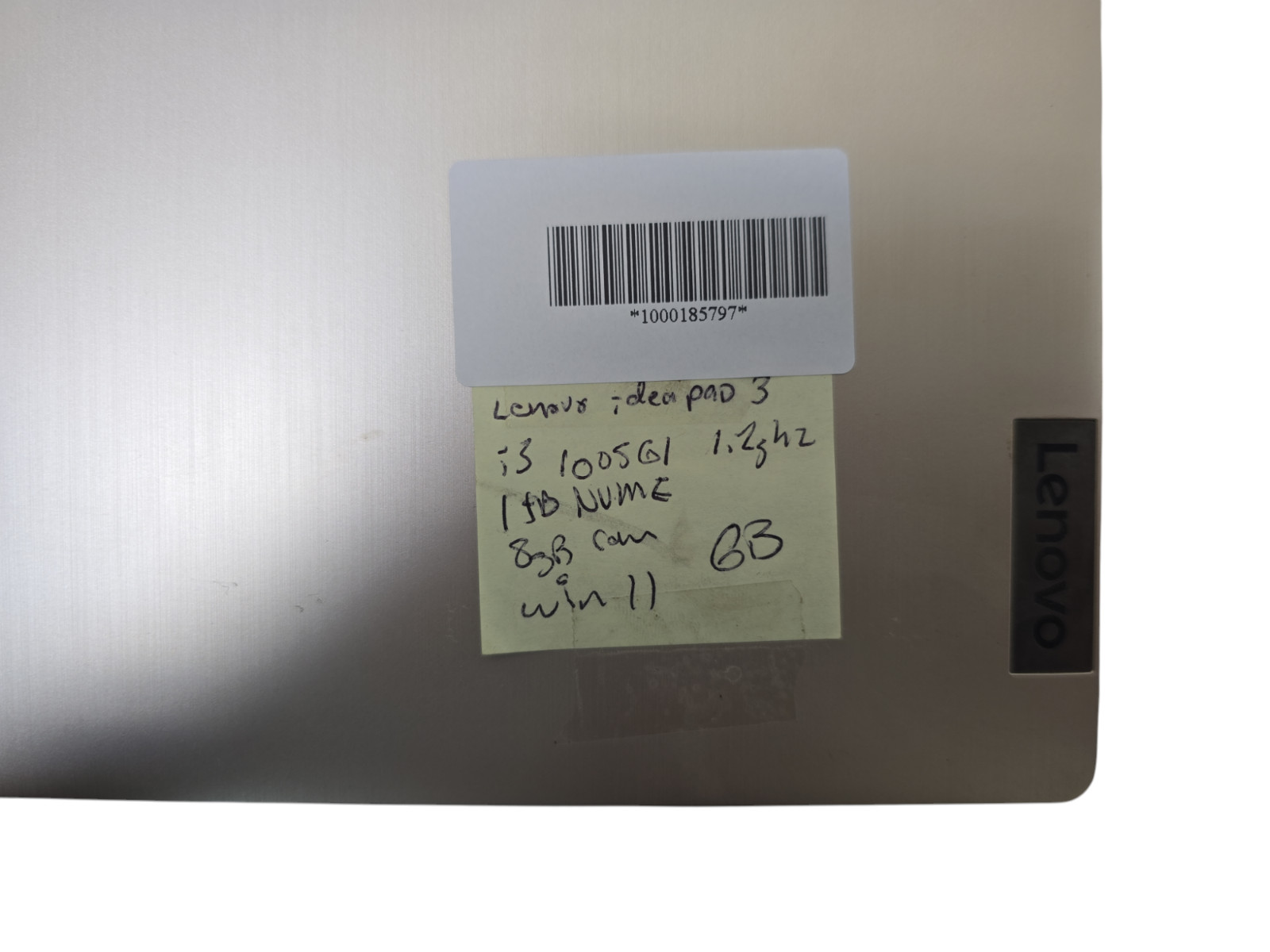Lenovo Ideapad 3 15IIL05 i3-1005G1@1.2GHz 1TB NVMe 8GB Ram Win 11 Tested