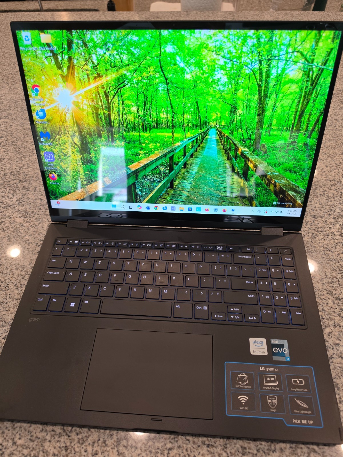 LG Gram 16T90Q 16″ 16T90Q-KAAC7U1, Touch Screen, 2.1GHz 16GB RAM 512GB SSD