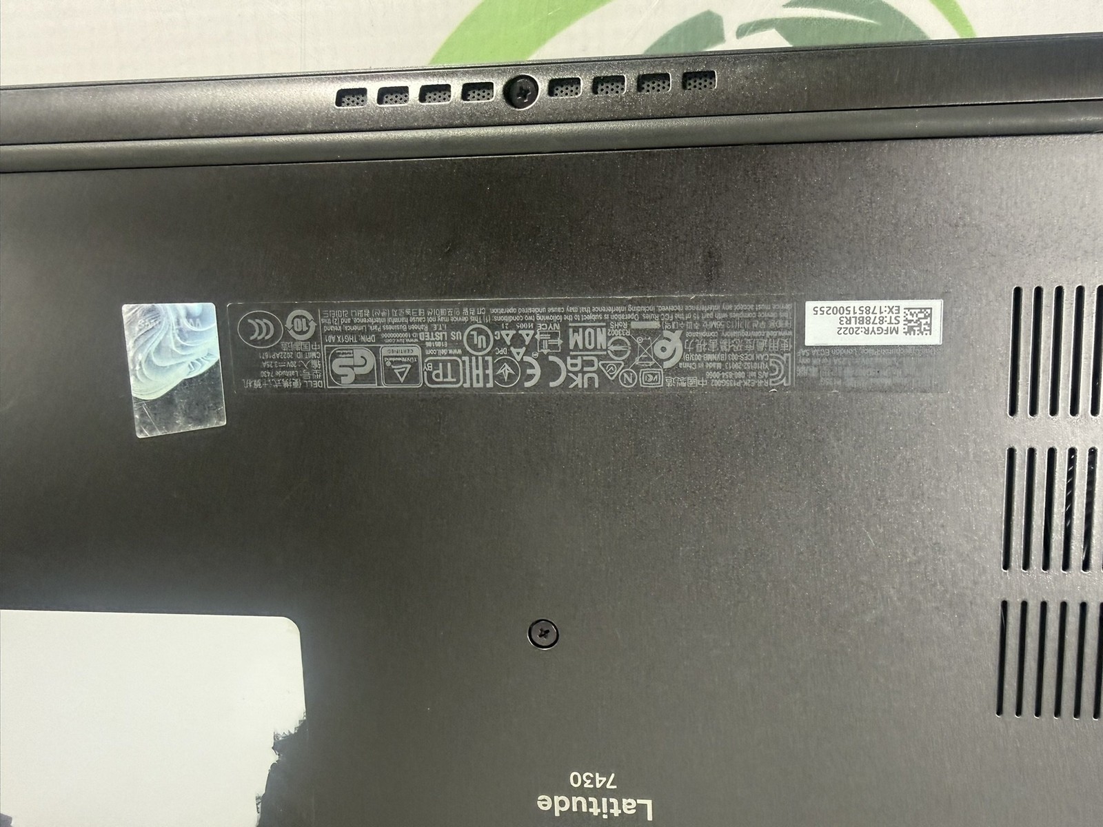 Dell Latitude 7430 14″ i5-1245U 2.5GHz 16GB DDR4 256GB NVMe W11 Pro Laptop