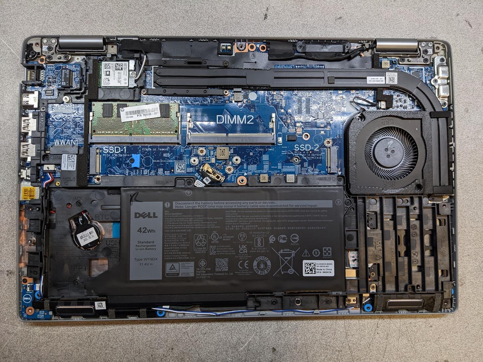 DELL LATITUDE 5520 i7-1185G7 @ 3.0GHz, 4GB RAM, NO HDD/OS – (FOR PARTS)