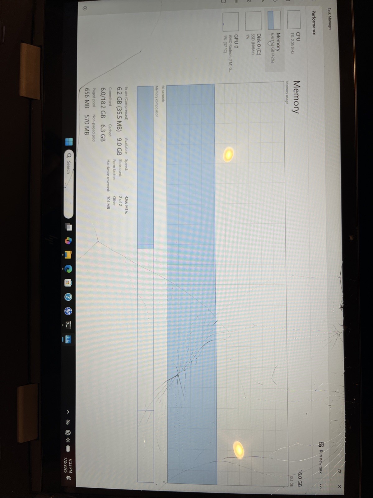WORKS! HP Envy x360 15.6″ Ryzen 7 7730U 16GB RAM 512GB SSD Laptop. READ!