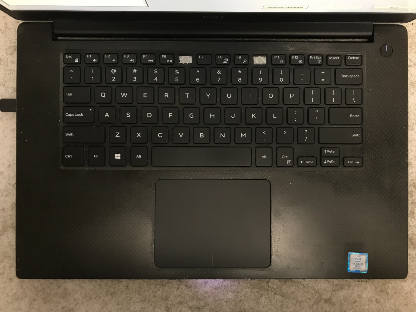 Dell Precision 5540 / Intel Core i9-9880H 2.30GHz / 8GB RAM / No SSD