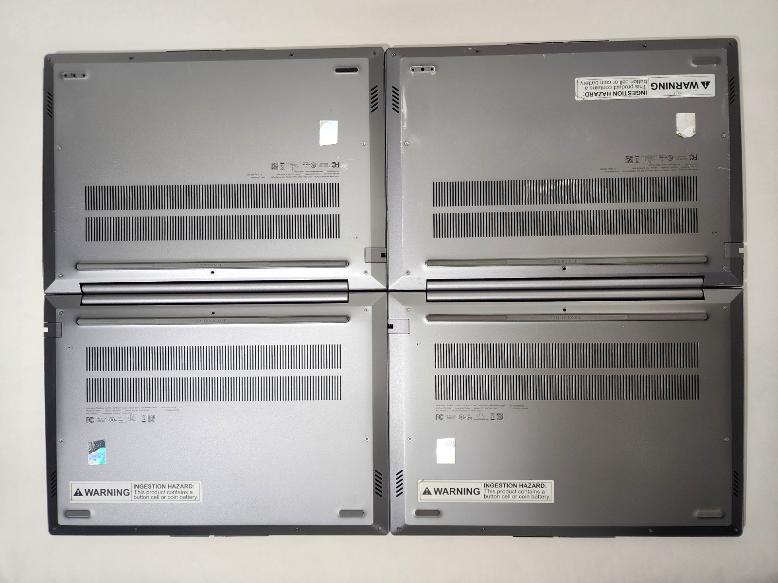 Lot of 4 Lenovo ThinkBook 14 G6 IRL 14″Touchscreen Ultra i7-1355U(NO RAM,SSD,AC)