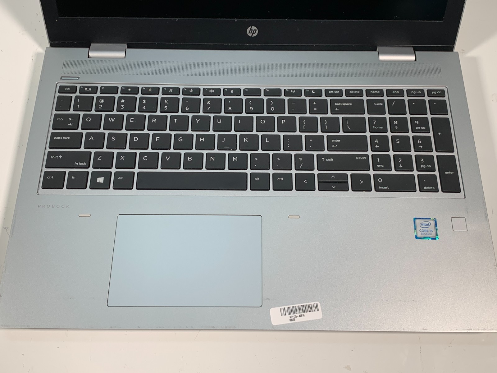 HP ProBook 650 G5 15.6” Intel i5-8265U 1.6GHz 16GB RAM 512GB HDD NO OS Used