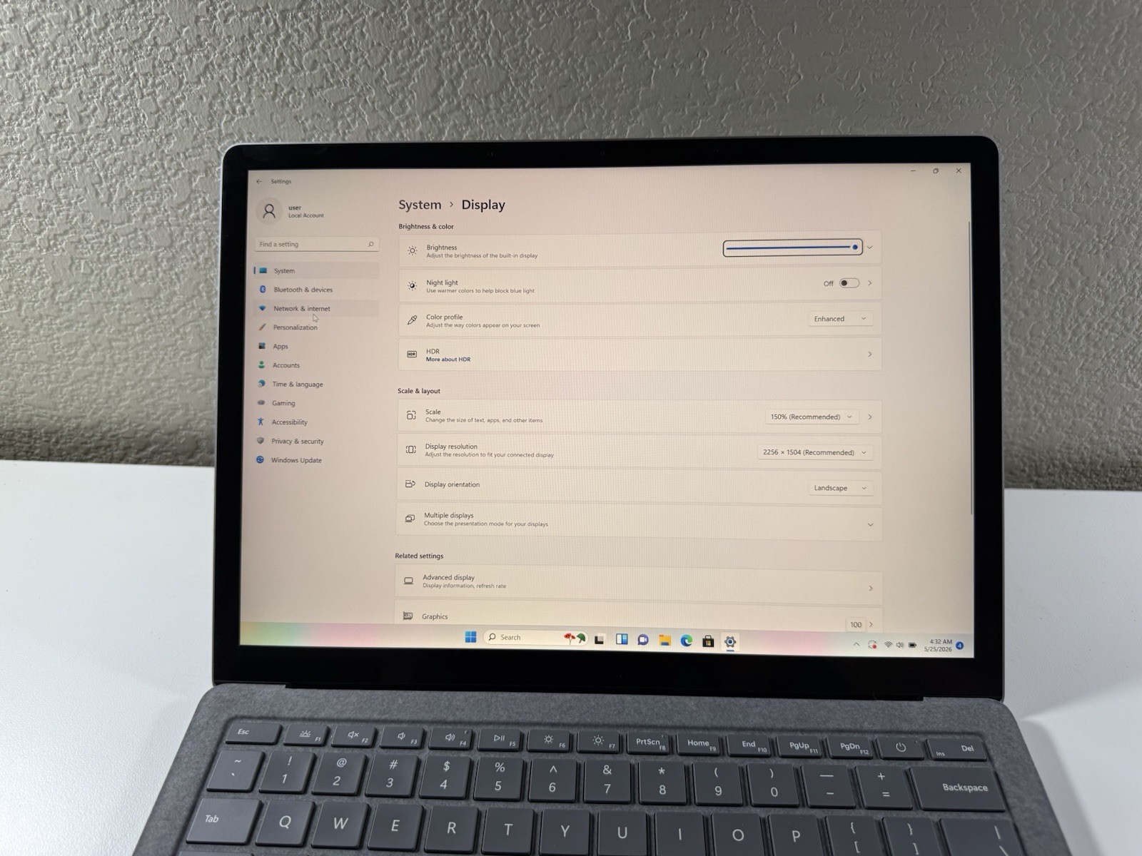 Microsoft Surface Laptop 5 13.5” 1950 Intel Core i7-1265U 16GB RAM 512GB NVME