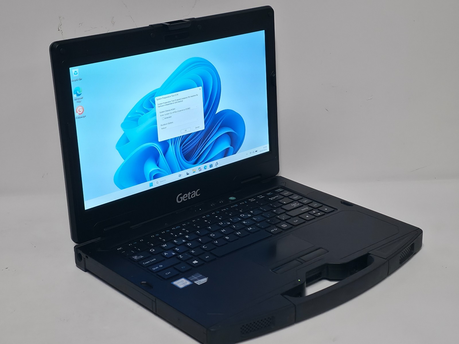 GETAC S410 RUGGED LAPTOP 14″ TOUCH i5-6200 16GB 256GB SSD HDMI GPS Rs232 #036