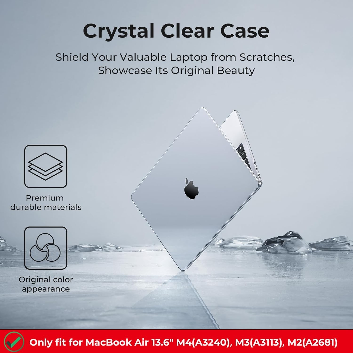 MacBook Air 13 inch Case M5 2026-2022 M4 M3 M2 Model A3449 A3240 A3113 A2681