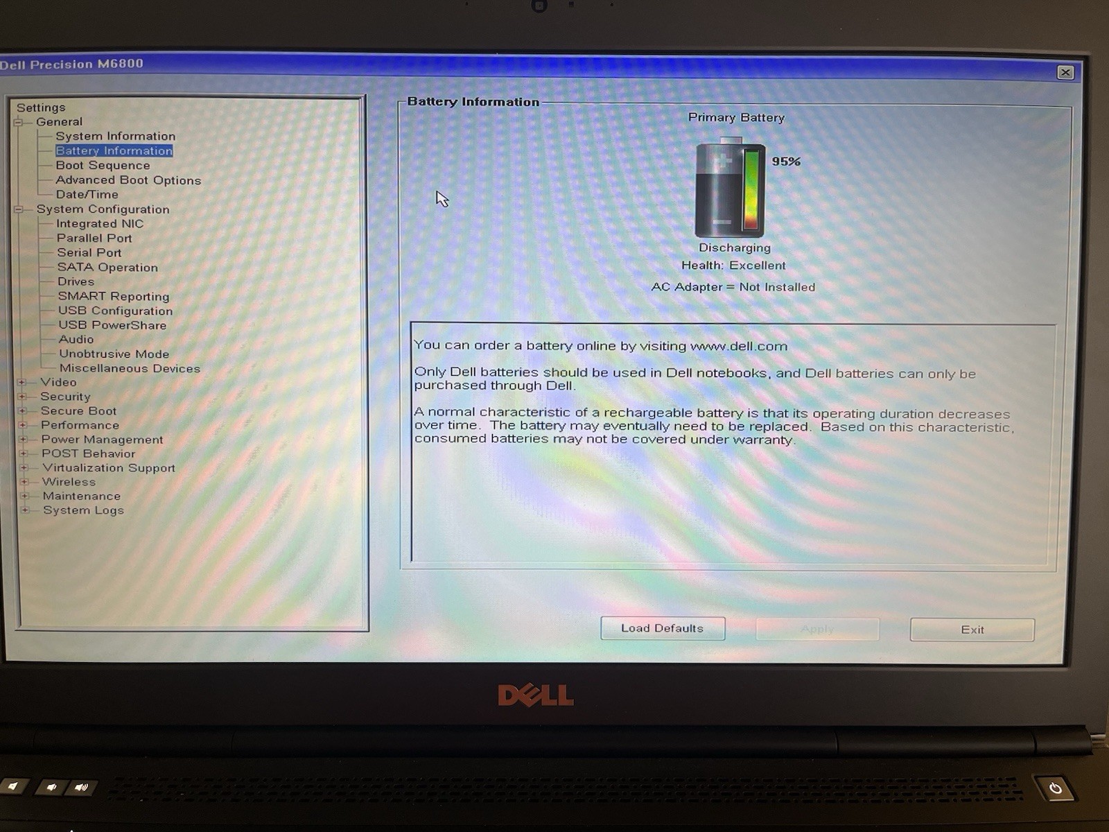 Dell Precision M6800 i7 8GB 256GB SSD Hybrid Graphics 17″ Win 10 Pro Gray