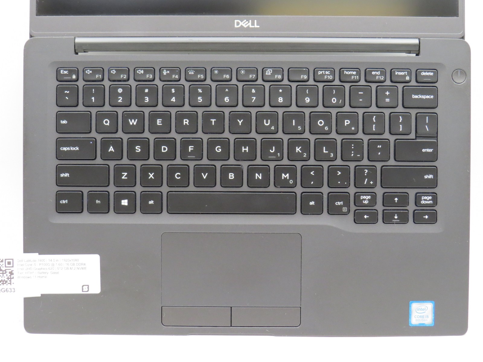Dell Latitude 7400 i5-8265U @ 1.6GHz 16GB DDR4 512GB SSD 14″ Win 11 Home