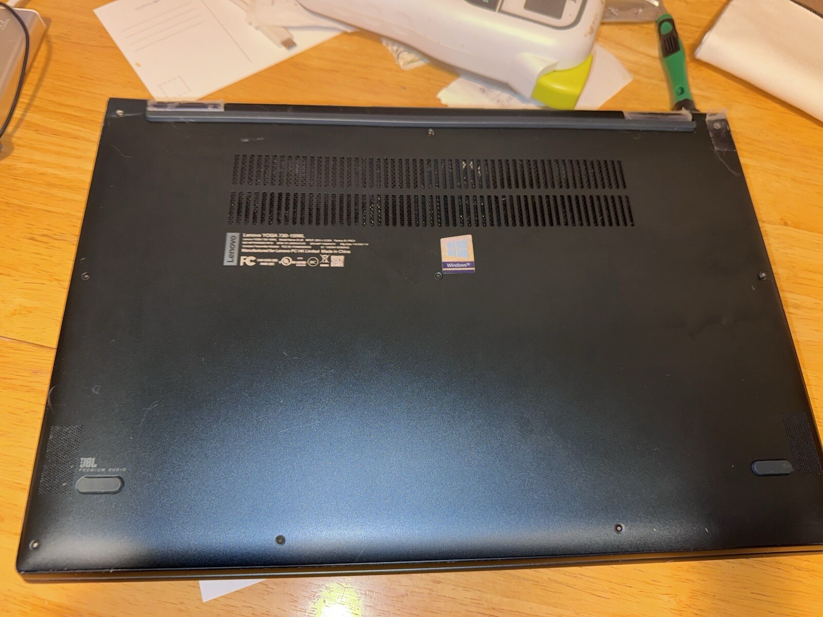 Lenovo Yoga 730 2 In 1 15.6 i7 8th Gen 8GB 256 GB SSD Abyss Blue FOR PARTS ONLY